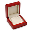 Luxury Wooden Red Mahogany Gloss Earrings/ Pendant Box (Earrings are not included)