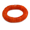 Orange Shell Flex Bracelet - 17cm L - Medium