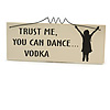 Funny Alcohol VODKA Drink Party Hangover Good Mood Quote Wooden Novelty Plaque Sign Gift Ideas