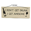 Funny Alcohol Drink Party Hangover Good Mood Quote Wooden Novelty Plaque Sign Gift Ideas