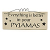 Funny Home, BEDROOM, PYJAMAS, PARTY, GOOD MOOD, LAZY, Family Quote Wooden Novelty Plaque Sign Gift Ideas