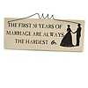 Funny Relationship Family Husband Wife Home Marriage Bossy Quote Wooden Novelty Plaque Sign