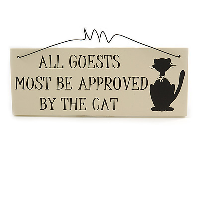 Funny, SPOILED CAT, Animals, Friendship, FAMILY, HOUSE Quote Wooden Novelty Plaque Sign Gift Ideas