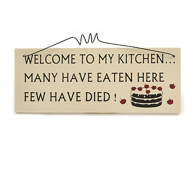 Funny Home Kitchen Food Family Quote Wooden Novelty Plaque Sign Gift Ideas
