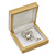 Luxury Wooden Natural Pine Jewellery Presentation Box (Earrings, Pendant, Brooch) - view 4
