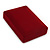 Luxury Burgundy Red Velour Brooch/ Pendant/ Earring/ Hair Accessories Jewellery Box - view 7