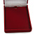 Luxury Burgundy Red Velour Brooch/ Pendant/ Earring/ Hair Accessories Jewellery Box - view 3