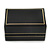 Black Leatherette One & Two Rings Box (Rings are not included) - view 6