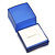 Square Blue Ring/ Stud Earrings/ Small Brooch Jewellery Box - view 7