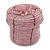 Ring/ Pendant/ Earrings Light Pink Glass Bead Handmade Box
