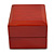 Luxury Wooden Red Mahogany Gloss Earrings/ Pendant Box (Earrings are not included) - view 8