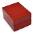 Luxury Wooden Red Mahogany Gloss Earrings/ Pendant Box (Earrings are not included) - view 2