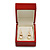 Luxury Wooden Red Mahogany Gloss Earrings/ Pendant Box (Earrings are not included) - view 4