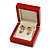 Luxury Wooden Red Mahogany Gloss Earrings/ Pendant Box (Earrings are not included) - view 2