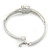 Classic Crystal, Simulated Pearl Bracelet In Rhodium Plating - Up to 17cm Length - view 10