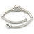 Classic Crystal, Simulated Pearl Bracelet In Rhodium Plating - Up to 17cm Length - view 7