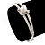 Classic Crystal, Simulated Pearl Bracelet In Rhodium Plating - Up to 17cm Length - view 3
