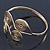 Greek Style Swirl Upper Arm, Armlet Bracelet In Gold Plating - Adjustable - view 9