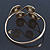 Greek Style Swirl Upper Arm, Armlet Bracelet In Gold Plating - Adjustable - view 7