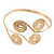 Greek Style Swirl Upper Arm, Armlet Bracelet In Gold Plating - Adjustable