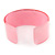 Light Pink/ Pale Blue 'BFF' Acrylic Cuff Bracelet Bangle (Adult Size) - 19cm - view 4