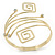 Greek Style Upper Arm, Armlet Bracelet In Gold Plating - 28cm L - Adjustable - view 2