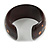 Wide Chunky Wooden Cuff Bracelet/ Bangle with Dotted Motif/ Medium /Possible Natural Irregularities - view 5