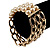 Stunning Faux Pearl Gold Chain Flex Bracelet