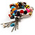 Multicoloured Flex Bead Tassel Bracelet (Silver Tone) - view 3