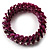 Violet Purple Shell Stretch Bracelet - view 4