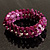 Violet Purple Shell Stretch Bracelet - view 6