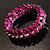 Violet Purple Shell Stretch Bracelet - view 3