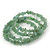Green Aventurine Coil Flex Bangle Bracelet (Semi-precious stone) - Adjustable - view 3