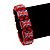 UK British Flag Union Jack Red Stretch Wooden Bracelet - up to 20cm length - view 2