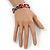 Set Of 2 Multicoloured 'Evil Eye' Flex Teen Bracelets - Adjustable - view 3