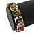 Multicoloured Stretch Wooden Bracelet - view 2