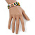 Multicoloured Stretch Wooden Bracelet - view 3