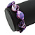 Purple Shell Nugget Flex Bracelet - 18cm L - view 2