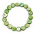 Green Sea Shell Flex Bracelet - Adjustable up to 20cm L