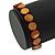 Brown Copper Sea Shell Flex Bracelet - Adjustable up to 20cm L - view 3