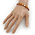 Brown Copper Sea Shell Flex Bracelet - Adjustable up to 20cm L - view 4