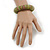 Lime Green/ Pink Shell Flex Bracelet - 17cm L - view 2