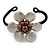 Romantic Floral Cuff Bracelet - Adjustable - view 5