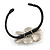 Romantic Floral Cuff Bracelet - Adjustable - view 6