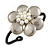 Romantic Floral Cuff Bracelet - Adjustable - view 2