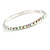 Slim AB Crystal Flex Bracelet In Silver Tone Metal - up to 17cm L - For Small Wrist - view 4