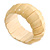 Lustrous Natural Wooden Flex Bracelet - up to 19cm L