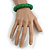 Green Shell Flex Bracelet - 16cm L - Small - view 2
