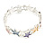 Pastel Multicoloured Enamel Starfish Flex Bracelet in Silver Tone - 20cm Long - view 4