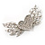 Heart & Wings Clear Crystal Fashion Brooch - view 6